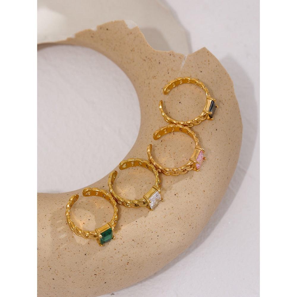 stylish ring jewelry spark glamour