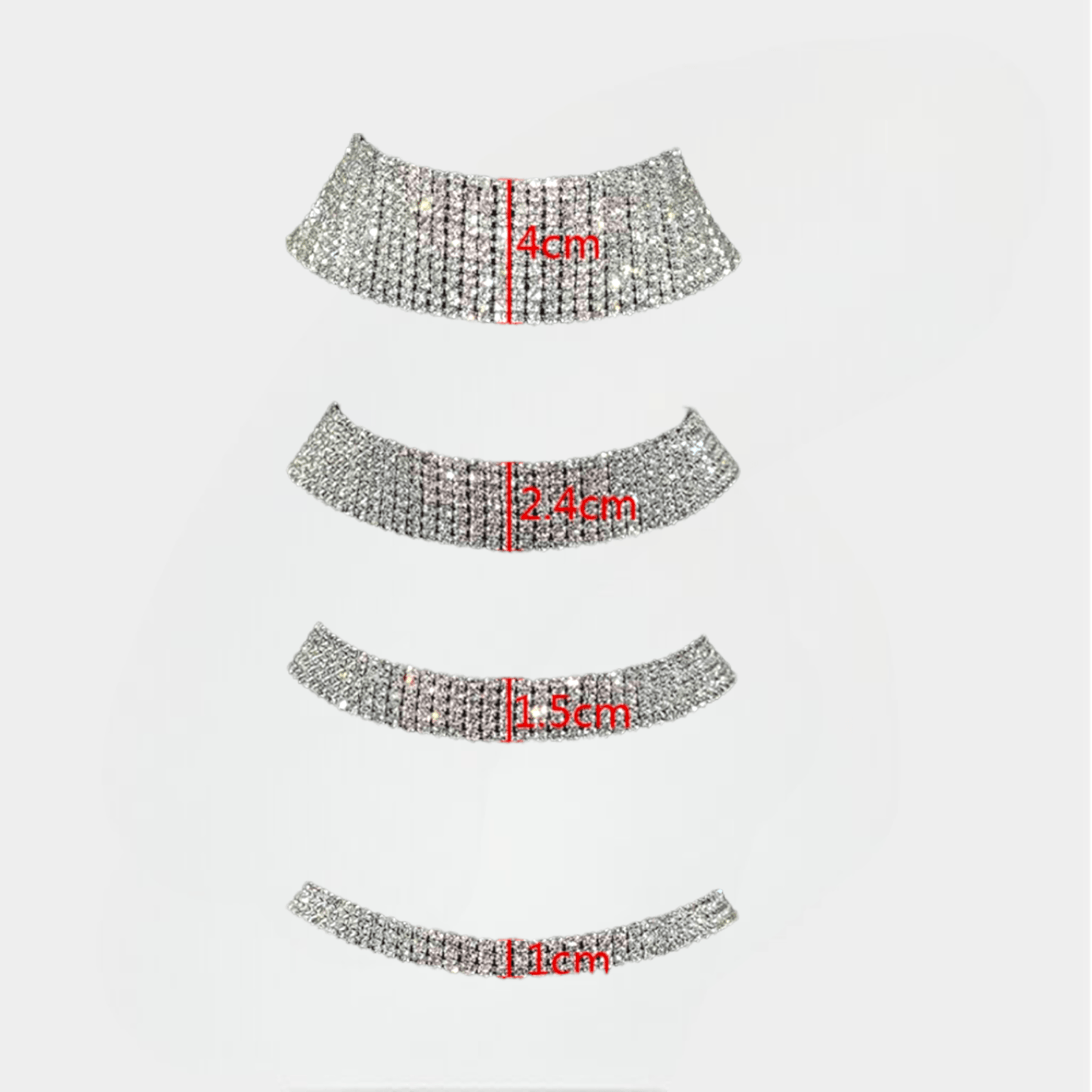 dazzling luxurious choker necklace