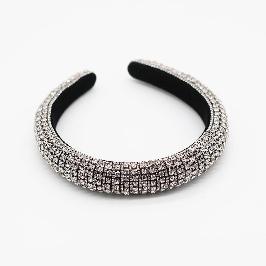 Silver crystal rhinestone headband