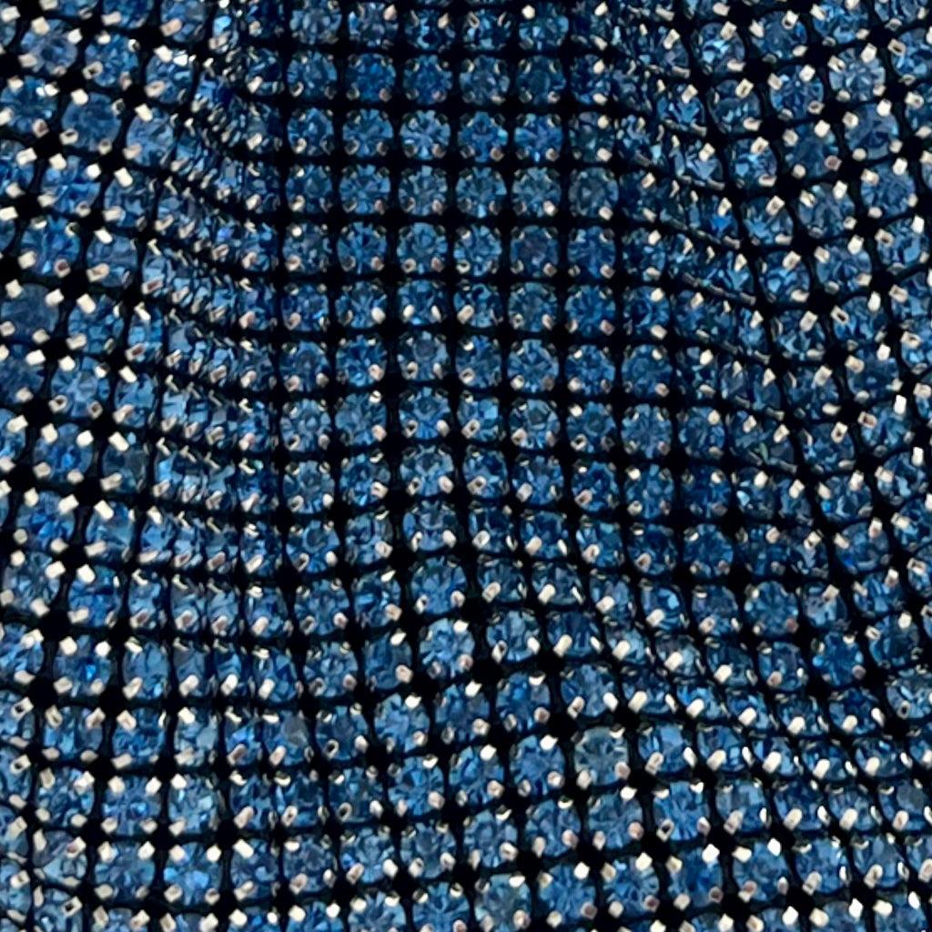 Dazzling Handbag Blue Sparkly Rhinestone Evening bag