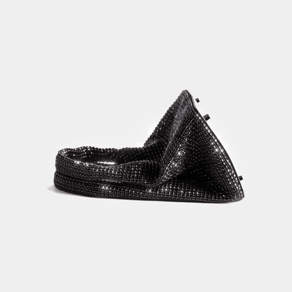 black Dazzling luxurious elegant glamour bag rhinestones