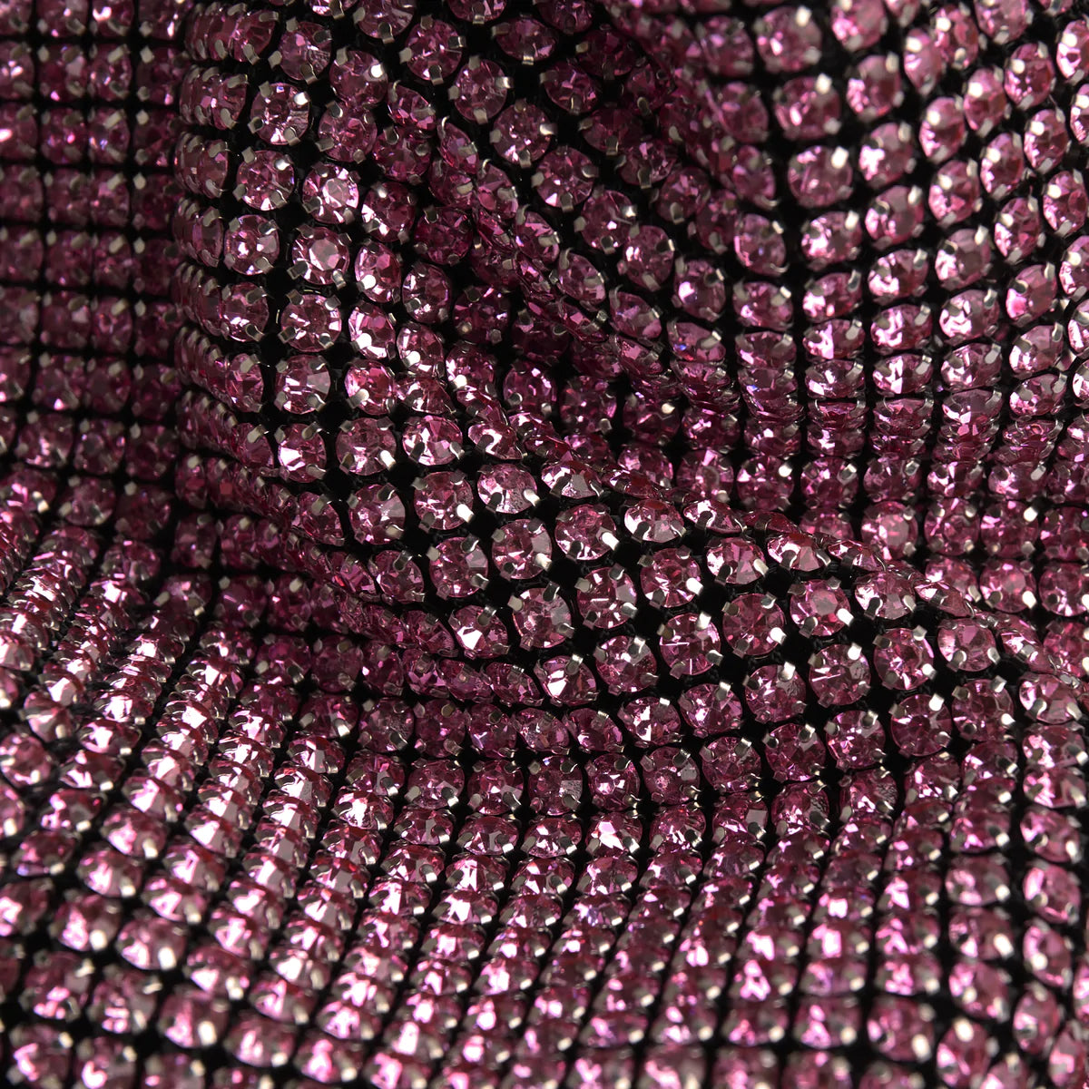 Dazzling Handbags - Pink Sparkly Rhinestone Crystal Bag – Looxe