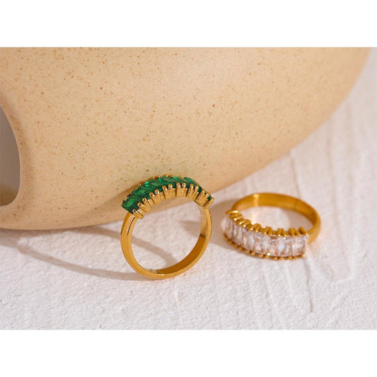 18k gold plated ring