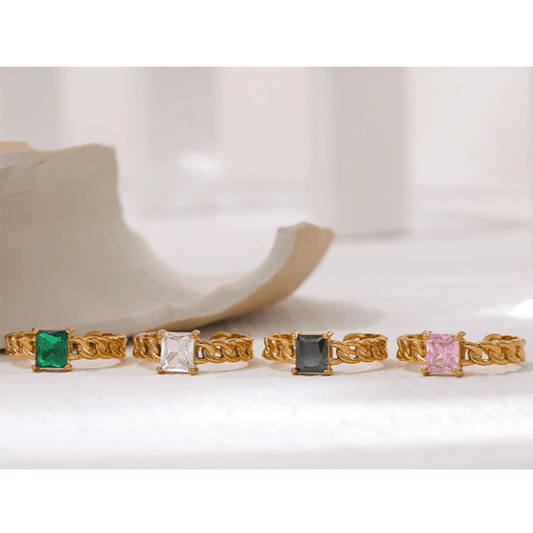 stylish ring jewelry spark glamour