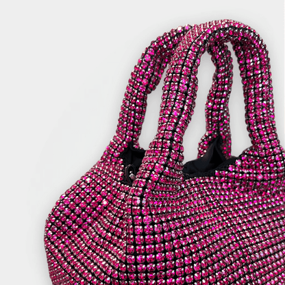 Dazzling Handbag Pink Sparkly Rhinestone Evening bag