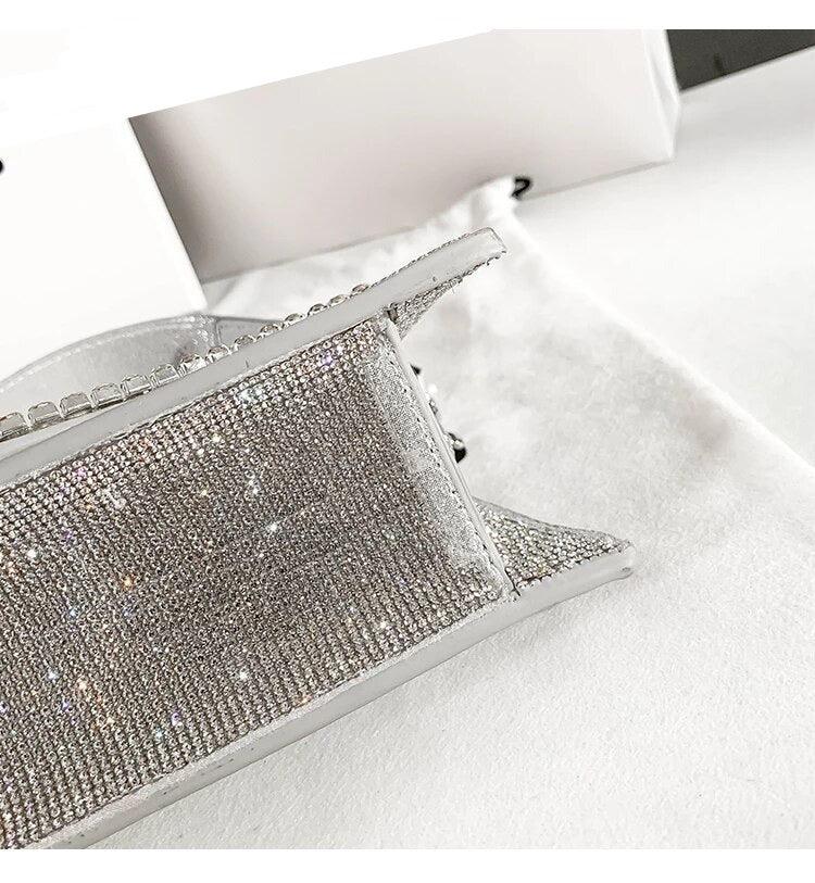 dazzling evening bag sparkles shiny chic party luxury style