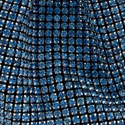 Dazzling Handbag Blue Sparkly Rhinestone Evening bag