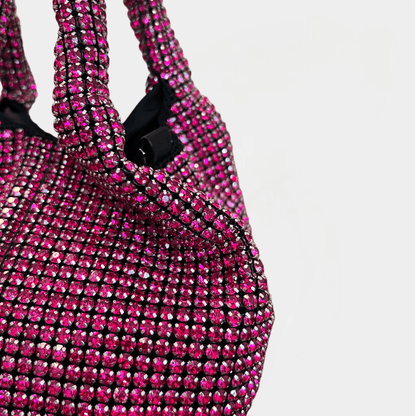 Dazzling Handbag Pink Sparkly Rhinestone Evening bag
