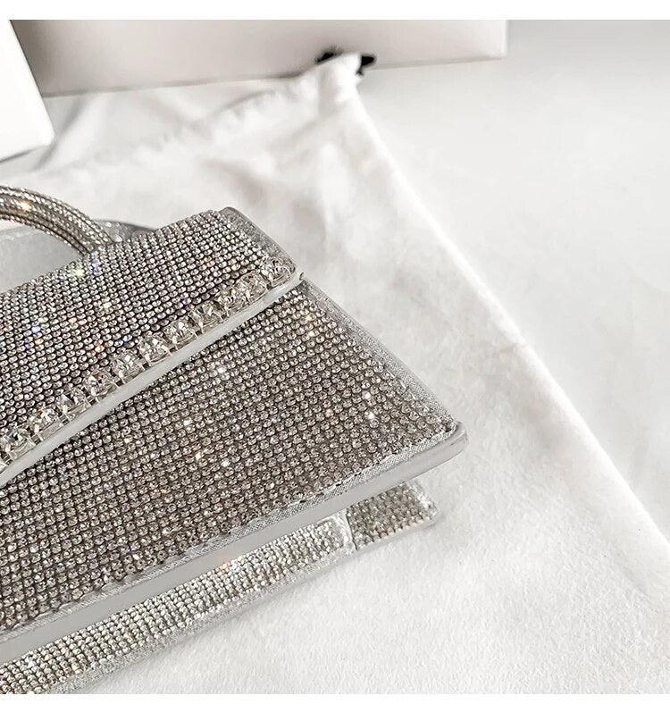dazzling evening bag sparkles shiny chic party luxury style